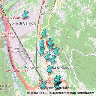 Mappa Via Gaspare Crivelli, 38100 Trento TN, Italia (1.199)