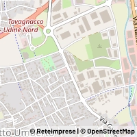 Mapa Tavagnacco