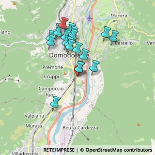 Mappa Regione alle Nosere, 28845 Domodossola VB, Italia (1.723)