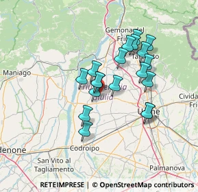 Mappa Strada Provinciale, 33030 Rive d'Arcano UD, Italia (11.32053)