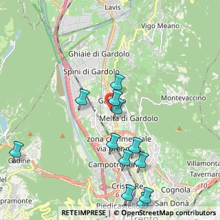 Mappa Via Isarco, 38123 Trento TN, Italia (2.2825)