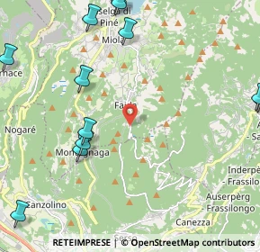 Mappa SP 83, 38042 Baselga di Piné TN, Italia (2.91917)