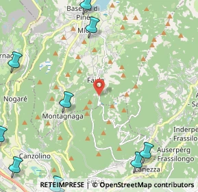 Mappa SP 83, 38042 Baselga di Piné TN, Italia (3.61)