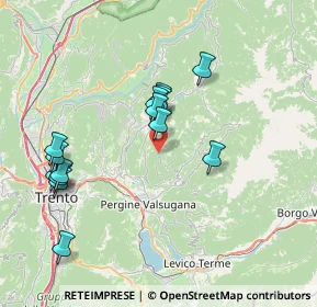 Mappa SP 83, 38042 Baselga di Piné TN, Italia (7.55)