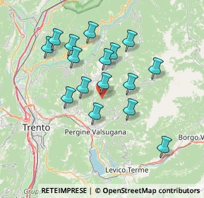 Mappa SP 83, 38042 Baselga di Piné TN, Italia (6.51875)