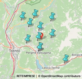 Mappa SP 83, 38042 Baselga di Piné TN, Italia (6.24091)