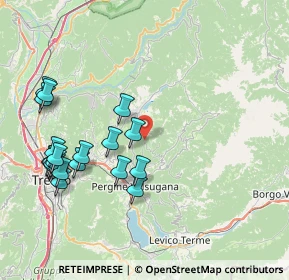 Mappa SP 83, 38042 Baselga di Piné TN, Italia (8.815)