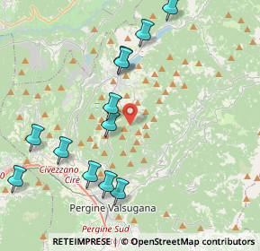 Mappa SP 83, 38042 Baselga di Piné TN, Italia (4.72538)