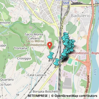 Mappa Borgata Casa delle Rane, 28845 Domodossola VB, Italia (0.375)