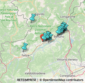 Mappa Piazza S. Bartolomeo, 32035 Meano BL, Italia (10.67313)