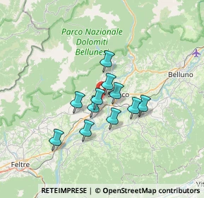 Mappa Piazza S. Bartolomeo, 32035 Meano BL, Italia (4.63727)