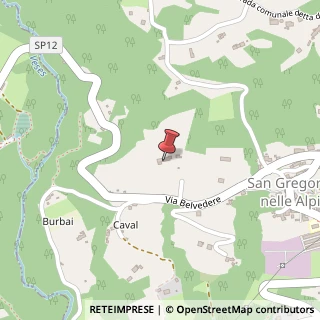Mappa Via Belvedere, 43, 32030 San Gregorio nelle Alpi, Belluno (Veneto)