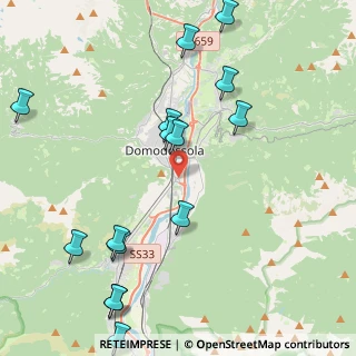 Mappa Via delle Regioni, 28845 Domodossola VB, Italia (5.086)