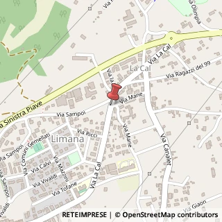 Mappa Via la cal 105, 32020 Limana, Belluno (Veneto)