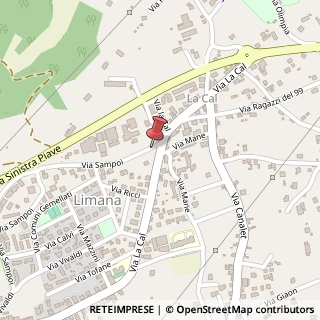 Mappa Via Sampoi, 72, 32020 Limana, Belluno (Veneto)