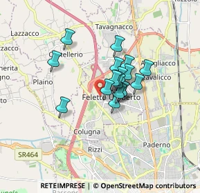 Mappa Via Ludovico Ariosto, 33010 Feletto Umberto UD, Italia (1.06667)