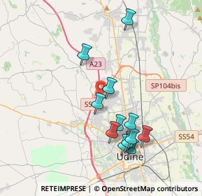 Mappa Via Ludovico Ariosto, 33010 Feletto Umberto UD, Italia (3.65583)