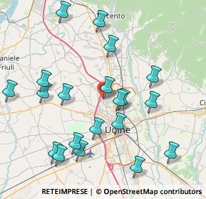 Mappa Via Ludovico Ariosto, 33010 Feletto Umberto UD, Italia (8.5605)