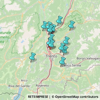 Mappa Via VIII Marzo, 38014 Trento TN, Italia (10.39)