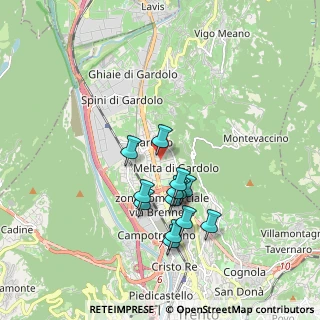 Mappa Via VIII Marzo, 38014 Trento TN, Italia (1.55923)