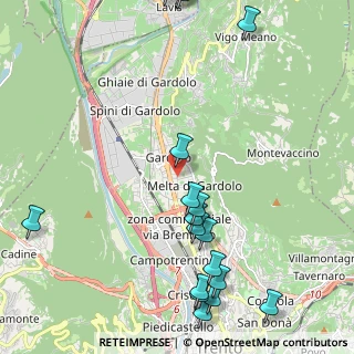 Mappa Via VIII Marzo, 38014 Trento TN, Italia (2.80333)