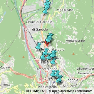 Mappa Via VIII Marzo, 38014 Trento TN, Italia (1.8965)