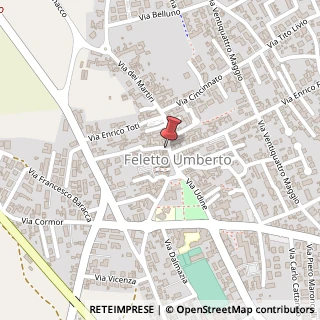 Mappa Via dei Martiri, 1, 33010 Tavagnacco, Udine (Friuli-Venezia Giulia)