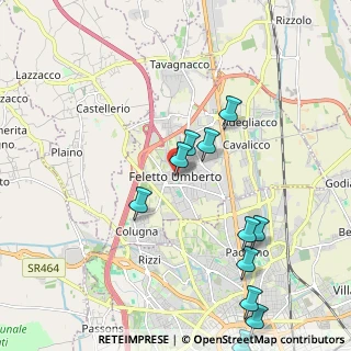 Mappa Piazza Libertà, 33010 Feletto Umberto UD, Italia (2.49583)