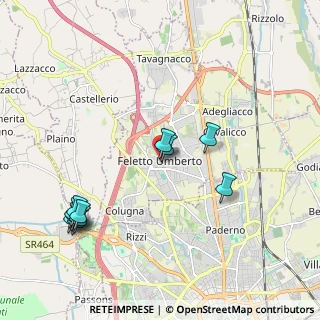 Mappa Piazza Libertà, 33010 Feletto Umberto UD, Italia (2.22455)