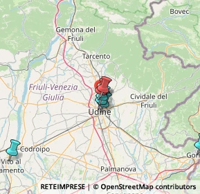 Mappa Via Molin Nuovo, 33010 Tavagnacco UD, Italia (41.48)