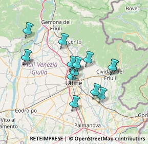 Mappa Via Molin Nuovo, 33010 Tavagnacco UD, Italia (12.17571)