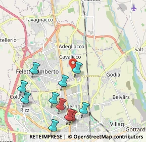 Mappa Via Molin Nuovo, 33010 Tavagnacco UD, Italia (2.41182)