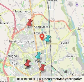 Mappa Via Molin Nuovo, 33010 Tavagnacco UD, Italia (3.36462)