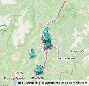 Mappa Via Paludi, 38121 Trento TN, Italia (8.68667)