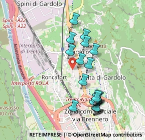 Mappa Via Paludi, 38121 Trento TN, Italia (0.9185)