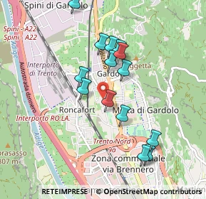 Mappa Via Paludi, 38121 Trento TN, Italia (0.83214)