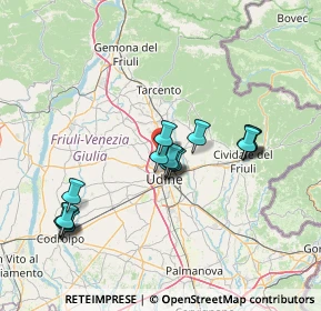 Mappa Via G. Galilei, 33010 Feletto Umberto UD, Italia (13.33125)