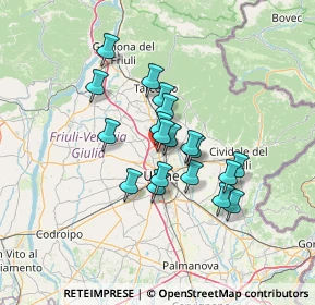 Mappa Via G. Galilei, 33010 Feletto Umberto UD, Italia (10.10053)