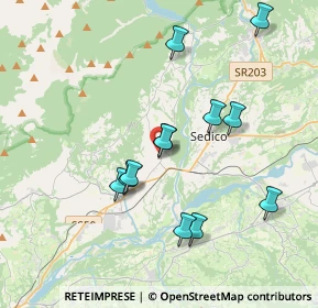 Mappa Piazza S. Bartolomeo, 32035 Santa Giustina BL, Italia (3.50583)