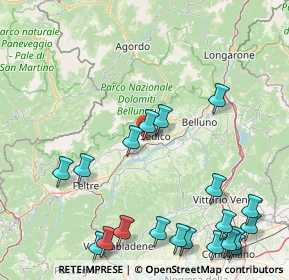 Mappa Via Guglielmo Marconi, 32035 Meano BL, Italia (22.17)