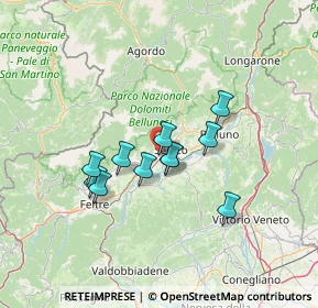 Mappa Piazza S. Bartolomeo, 32035 Santa Giustina BL, Italia (10.24727)