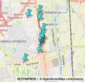 Mappa Uffici- Via Nazionale, 33010 Feletto Umberto UD, Italia (0.58182)