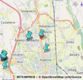 Mappa Uffici- Via Nazionale, 33010 Feletto Umberto UD, Italia (3.10583)
