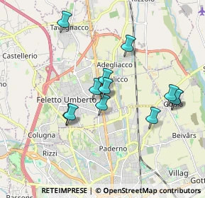 Mappa Uffici- Via Nazionale, 33010 Feletto Umberto UD, Italia (1.60333)