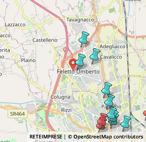 Mappa Via Alessandro Manzoni, 33010 Tavagnacco UD, Italia (2.795)