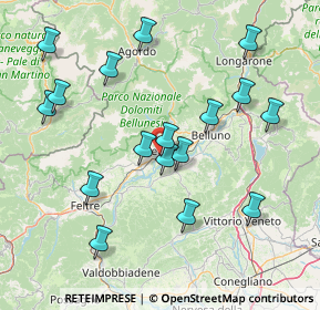 Mappa Via Feltre, 32036 Sedico BL, Italia (16.11412)