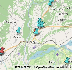 Mappa Via Feltre, 32036 Sedico BL, Italia (2.44417)