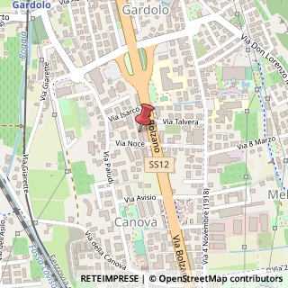 Mappa Via Bolzano, 44, 38121 Trento, Trento (Trentino-Alto Adige)