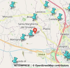 Mappa Via di Prampero, 33035 Martignacco UD, Italia (3.04455)