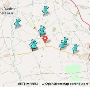 Mappa SP 10, 33034 Fagagna UD (3.03545)